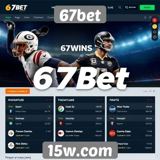 Análise das funcionalidades do site 67bet